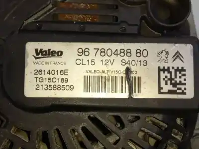 Автозапчастина б/у генератор для peugeot 207/207+ (wa_, wc_) 1.4 hdi посилання на oem iam  9678048880 2614016e tg15c189 213588509
