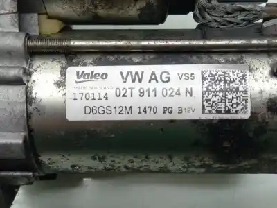 Автозапчасти б/у двигатель запускается за volkswagen polo v (6r1, 6c1) 1.2 tsi ссылки oem iam 02t911024nx d6gs12m1470 02t911024n