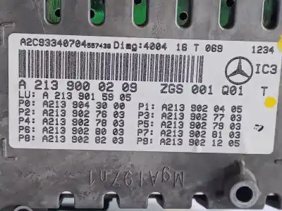 Peça sobressalente para automóvel em segunda mão quadrante por mercedes-benz clase e (w213) e 220 d (213.004) referências oem iam  a2c93340704 a2139000209 a2139815905