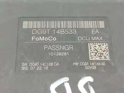 Peça sobressalente para automóvel em segunda mão módulo eletrônico por ford mondeo v fastback (ce) 1.5 ecoboost referências oem iam  10138281 dg9t14b533ea