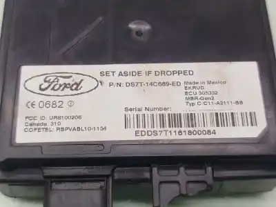 Second-hand car spare part electronic module for ford mondeo v fastback (ce) 1.5 ecoboost oem iam references  edds7t1161800084 ds7t14c689ed