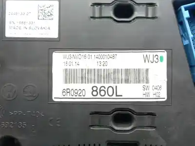 Автозапчастина б/у панель інструментів для volkswagen polo v (6r1, 6c1) 1.2 tsi посилання на oem iam 6r1857003bb82v 244613307 - 19881331 6r0920860l Автозапчастина б/у панель інструментів для volkswagen polo v (6r1, 6c1) 1.2 tsi посилання на oem iam 6r1857003bb82v 244613307 - 19881331 6r0920860l