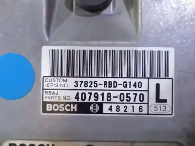 Peça sobressalente para automóvel em segunda mão centralina de motor uce por honda accord vii (cl, cn) 2.2 i-ctdi (cn1) referências oem iam  0281011546 37820rbde14 1039s04451 37825ebdg140 4079180570