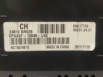 Second-hand car spare part dashboard for nissan qashqai / qashqai +2 i (j10, nj10, jj10e) 1.6 dci oem iam references   24810br52b