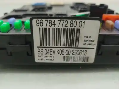 Second-hand car spare part fuse box unit for peugeot 308 i (4a_, 4c_) 1.6 hdi oem iam references  bsi04evko500 250613 967847728001