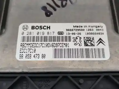 Автозапчасти б/у блок управления двигателем за peugeot 308 i (4a_, 4c_) 1.6 hdi ссылки oem iam  0281019817 9666729580 9805947380