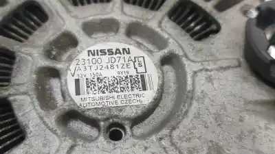 Автозапчастина б/у генератор для nissan qashqai / qashqai +2 i (j10, nj10, jj10e) 2.0 dci посилання на oem iam 23100jd75m  23100jd71a