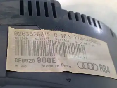 Автозапчастина б/у панель інструментів для audi a4 b6 (8e2) 2.5 tdi quattro посилання на oem iam  0263826015d7104480224 8e0920900e