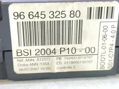 Автозапчасти б/у блок управления бси за citroen c3 i (fc_, fn_) 1.4 hdi ссылки oem iam  bsi2004p1000 1924313210707 0119095150707 9664532580