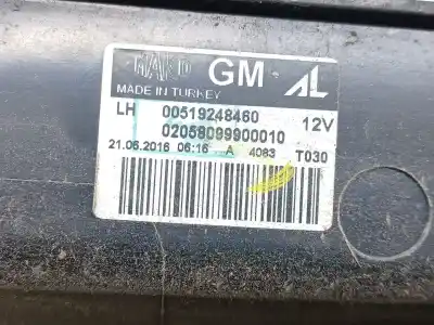Автозапчасти б/у левый задний фонарь за opel combo furgoneta/monovolumen (x12) 1.3 cdti (b05) ссылки oem iam 95513787 02058099900010 00519248460