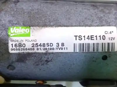 Peça sobressalente para automóvel em segunda mão motor de arranque por citroen nemo monospace 1.4 hdi referências oem iam  ts14e110 9688268480