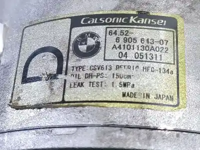 Second-hand car spare part air conditioning compressor for bmw 3 compact (e46) 320 td oem iam references 64529145353 a4101130a022 6452690564307