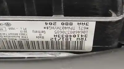 Автозапчасти б/у комплект подушки безопасности за vw passat b7 variant (365) 1.6 tdi ссылки oem iam   3c2857003hm