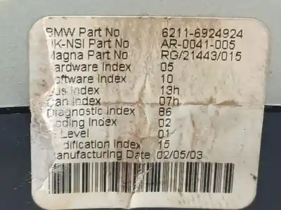 Second-hand car spare part dashboard for mini mini (r50, r53) one oem iam references  ar0041005 rg21443/015 62116924924