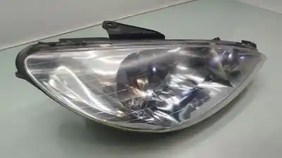 Second-hand car spare part right headlight for peugeot 206 cc (2d) 1.6 16v (2dnfuf, 2dnfur) oem iam references  6206ao 9660535580