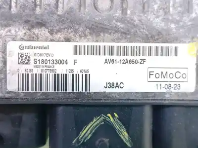 Автозапчастина б/у ебу контролер двигуна для ford c-max ii (dxa/cb7, dxa/ceu) 1.6 tdci посилання на oem iam  s180133004f j38ac av6112a650zf