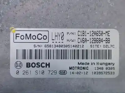 Peça sobressalente para automóvel em segunda mão centralina de motor uce por ford fiesta vi (cb1, ccn) 1.0 ecoboost referências oem iam  0261s1072965813480305140212 