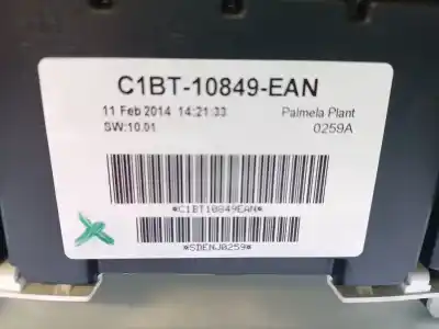 Second-hand car spare part dashboard for ford fiesta vi (cb1, ccn) 1.0 ecoboost oem iam references  sdenj0259 c1bt1e849ean