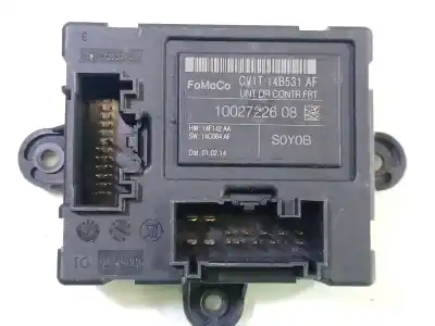 Second-hand car spare part central locking pump for ford fiesta vi (cb1, ccn) 1.0 ecoboost oem iam references  1002722608 cv1t14b531af