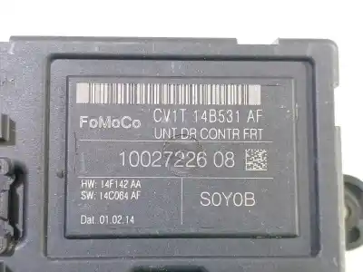 Second-hand car spare part central locking pump for ford fiesta vi (cb1, ccn) 1.0 ecoboost oem iam references  1002722608 cv1t14b531af