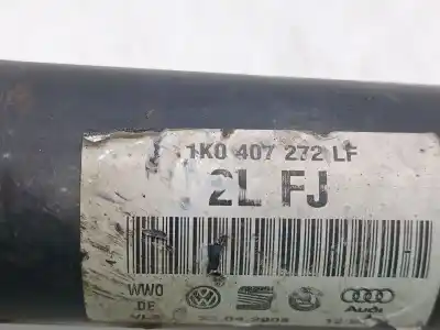 Автозапчастина б/у передня права трансмісія для volkswagen caddy iii monospace (2kb, 2kj, 2cb, 2cj) 1.9 tdi посилання на oem iam   1k0407272le