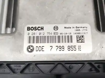 Peça sobressalente para automóvel em segunda mão centralina de motor uce por bmw 5 (e60) 520 d referências oem iam  0281012754 18651774 7799855 1039s11317