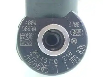 Peça sobressalente para automóvel em segunda mão injetor por bmw 5 (e60) 520 d referências oem iam  0445110216 480958930 7hz66w5
