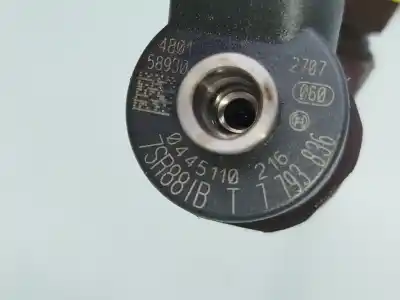 Peça sobressalente para automóvel em segunda mão injetor por bmw 5 (e60) 520 d referências oem iam  0445110216 7sr881b 480158930