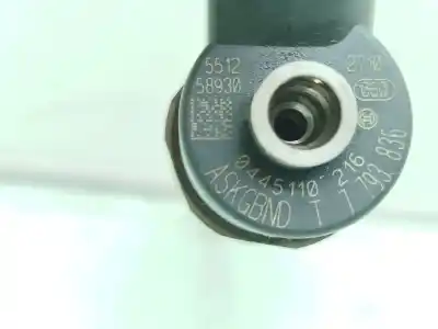 Peça sobressalente para automóvel em segunda mão injetor por bmw 5 (e60) 520 d referências oem iam  0445110216 askgbnd 551258930