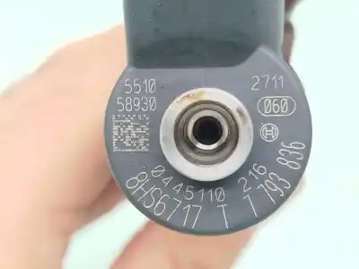 Peça sobressalente para automóvel em segunda mão injetor por bmw 5 (e60) 520 d referências oem iam  0445110216 8hs6717 551058930
