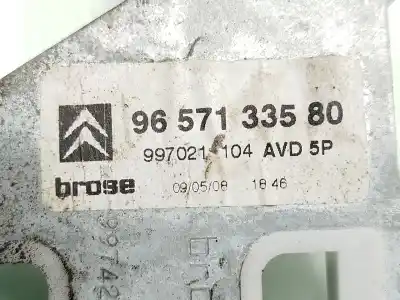 Second-hand car spare part passenger side right window regulator for citroen c4 i (lc_) 1.6 16v oem iam references   9657133580