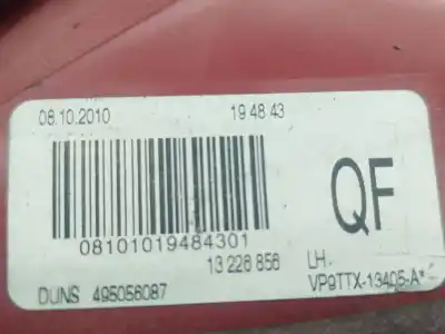Peça sobressalente para automóvel em segunda mão farolim traseiro esquerdo por opel insignia a (g09) 2.0 cdti (68) referências oem iam  495056087 13226856 Peça sobressalente para automóvel em segunda mão farolim traseiro esquerdo por opel insignia a (g09) 2.0 cdti (68) referências oem iam  495056087 13226856