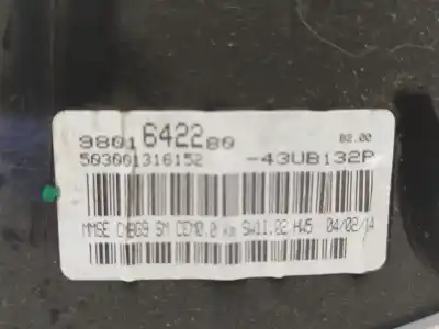 Peça sobressalente para automóvel em segunda mão quadrante por peugeot expert furgón (vf3a_, vf3u_, vf3x_) 2.0 hdi 130 referências oem iam  503001316152 9801642280