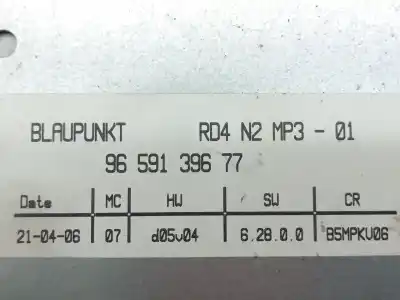 Автозапчасти б/у аудиосистема / радио cd за citroen c4 i (lc_) 2.0 hdi ссылки oem iam   9659139677 Автозапчасти б/у аудиосистема / радио cd за citroen c4 i (lc_) 2.0 hdi ссылки oem iam   9659139677