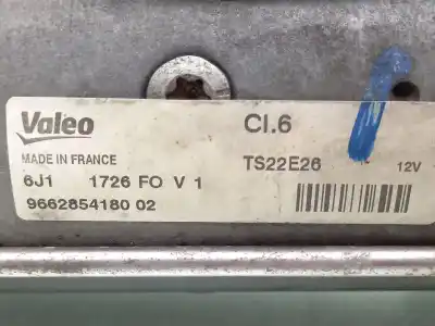 Second-hand car spare part starter motor for citroen berlingo multispace (b9) 1.6 hdi 110 oem iam references   9662854180