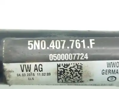 Автозапчастина б/у передня ліва трансмісія для audi q3 (8ub, 8ug) 2.0 tdi посилання на oem iam 5n0407761f 0500007724 