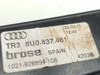 Автозапчасти б/у регулятор стекла переднего левого за audi q3 (8ub, 8ug) 2.0 tdi ссылки oem iam 8u0837461  