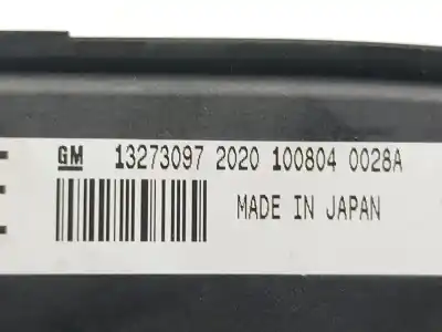 Second-hand car spare part climate control for opel insignia a (g09) 2.0 cdti (68) oem iam references   13273097