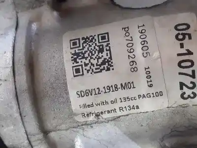 Peça sobressalente para automóvel em segunda mão compressor de ar condicionado a/a a/c por dacia dokker express ambiance referências oem iam 8200365787 51-0226 sd6v121918