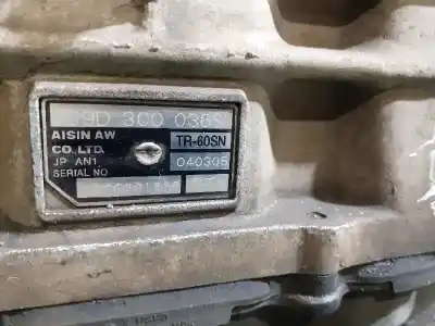 Автозапчастина б/у коробка передач для volkswagen touareg (7la, 7l6, 7l7) 5.0 v10 tdi посилання на oem iam gtk tr-60sn 09d300036s