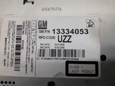 Автозапчасти б/у аудиосистема / радио cd за opel astra j lim. cosmo ссылки oem iam 20983513  13334053