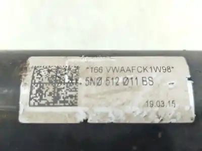 Автозапчастина б/у правий задній амортизатор для audi q3 (8ub, 8ug) 2.0 tdi посилання на oem iam   5n0512011bs