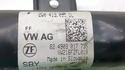 Second-hand car spare part front left shock absorber for volkswagen t-cross (c11) 1.0 tsi oem iam references  824903017735 2q0413031dl