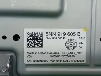 Peça sobressalente para automóvel em segunda mão display gps / multimídia por volkswagen t-cross (c11) 1.0 tsi referências oem iam  a3c1205400000 5nn919605b