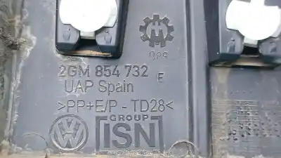 Second-hand car spare part right front winglet for volkswagen t-cross (c11) 1.0 tsi oem iam references   2gm854732e