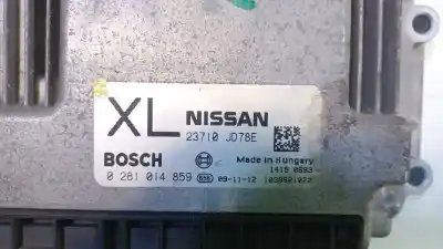Автозапчастина б/у ебу контролер двигуна для nissan qashqai / qashqai +2 i (j10, nj10, jj10e) 2.0 dci посилання на oem iam  0281014859 23710jd78e