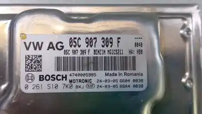 Second-hand car spare part ecu engine control for volkswagen t-cross (c11) 1.0 tsi oem iam references  0261s07k0 05c907309f