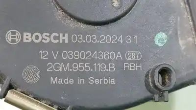 Peça sobressalente para automóvel em segunda mão motor do limpa para brisas por volkswagen t-cross (c11) 1.0 tsi referências oem iam  039024360a 2gm955119b