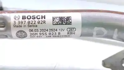 Second-hand car spare part front windscreen wiper linkage for volkswagen t-cross (c11) 1.0 tsi oem iam references  339702202r 2gm955023b