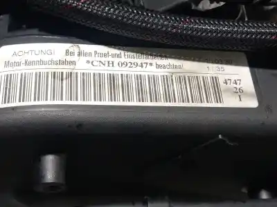 Автозапчастина б/у двигун комплект для AUDI A4 B8 (8K2) 2.0 TDI QUATTRO Посилання на OEM IAM CNH 092947 04L100031R
